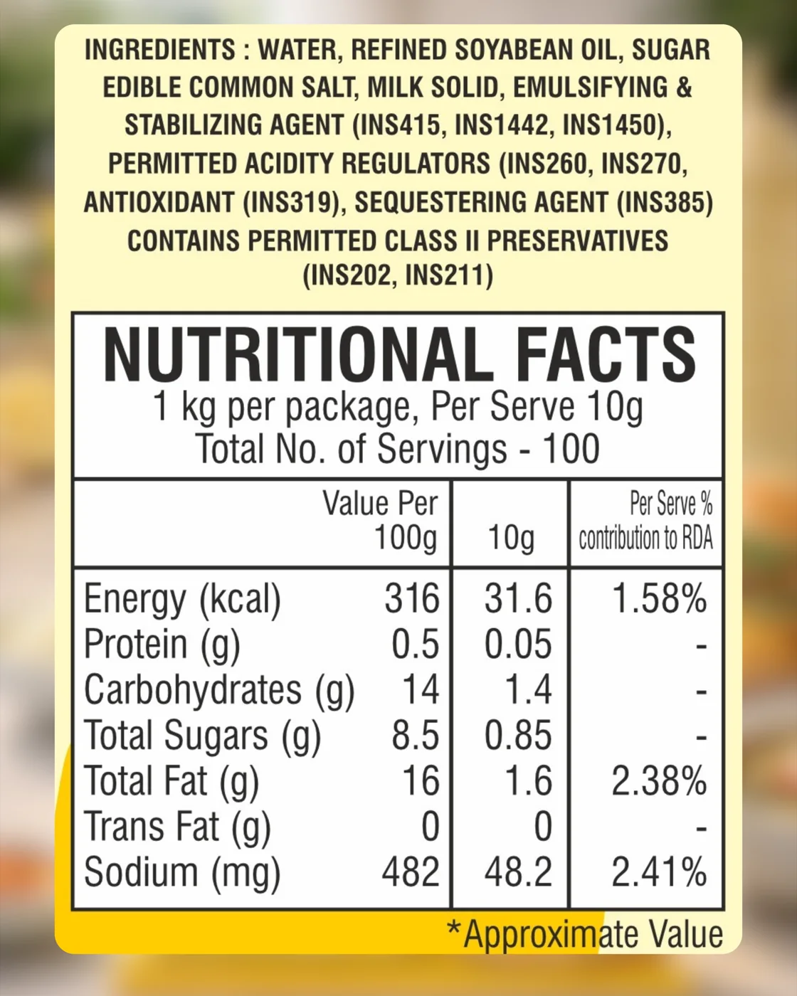 Mayonnaise (Eggless) 1kg view 5